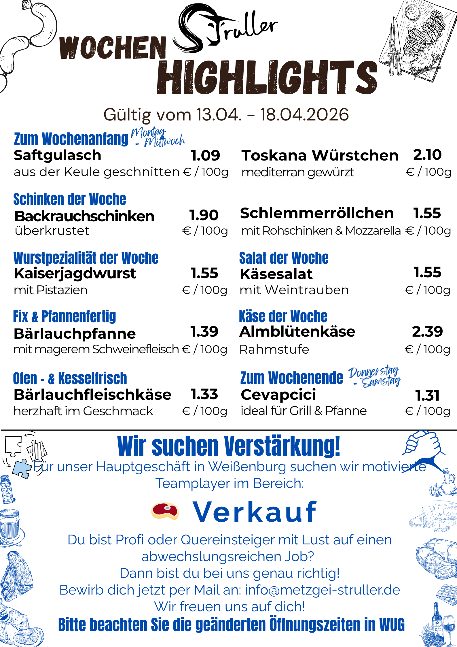 Struller Wochenangebote für April 2026